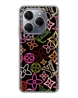 Чохол для TECNO Spark 20 Pro з картинкою «Неоновий мікс Nike» Чохол для TECNO Spark 20 Pro з картинкою «Неоновий мікс Nike»