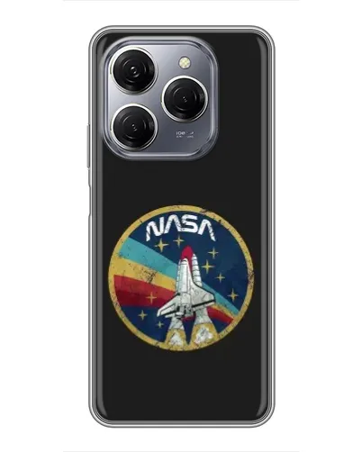Чехол для TECNO Spark 20 Pro с картинкой «NASA — эмблема миссии» Чехол для TECNO Spark 20 Pro с картинкой «NASA — эмблема миссии»
