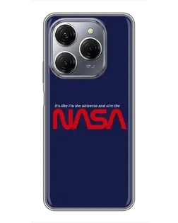 Чехол для TECNO Spark 20 Pro с картинкой «NASA — глубокий космос» Чехол для TECNO Spark 20 Pro с картинкой «NASA — глубокий космос»