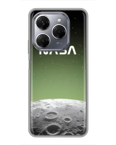 Чехол для TECNO Spark 20 Pro с картинкой «NASA — лунный градиент» Чехол для TECNO Spark 20 Pro с картинкой «NASA — лунный градиент»
