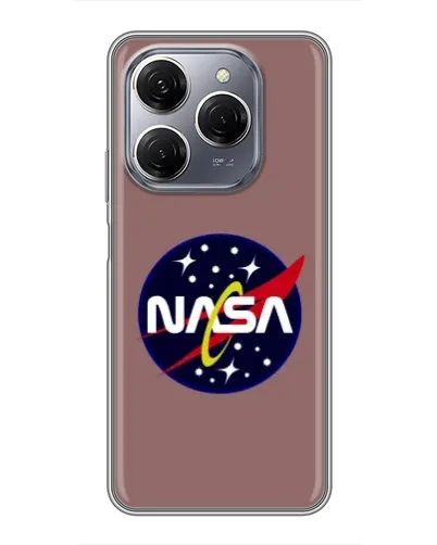 Чехол для TECNO Spark 20 Pro с картинкой «NASA — ретро космос» Чехол для TECNO Spark 20 Pro с картинкой «NASA — ретро космос»