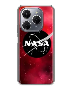 Чехол для TECNO Spark 20 Pro с картинкой «NASA — красная туманность» Чехол для TECNO Spark 20 Pro с картинкой «NASA — красная туманность»