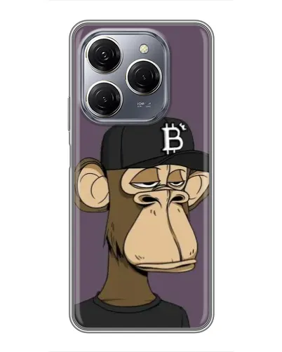 Чехол для TECNO Spark 20 Pro с картинкой «Bored Ape в кепке» Чехол для TECNO Spark 20 Pro с картинкой «Bored Ape в кепке»