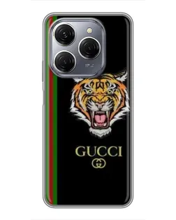 Чехол для TECNO Spark 20 Pro с картинкой «Тигр Gucci» Чехол для TECNO Spark 20 Pro с картинкой «Тигр Gucci»