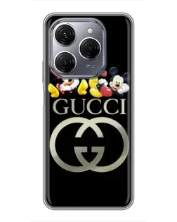 Чехол для TECNO Spark 20 Pro с картинкой «Gucci — герои Disney» Чехол для TECNO Spark 20 Pro с картинкой «Gucci — герои Disney»