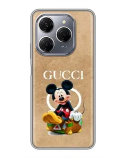 Чехол для TECNO Spark 20 Pro с картинкой «Микки Маус Gucci — крафт» Чехол для TECNO Spark 20 Pro с картинкой «Микки Маус Gucci — крафт»