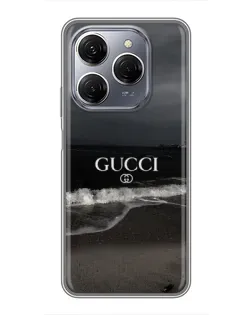 Чехол для TECNO Spark 20 Pro с картинкой «Gucci — морской прибой» Чехол для TECNO Spark 20 Pro с картинкой «Gucci — морской прибой»
