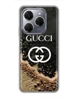 Чехол для TECNO Spark 20 Pro с картинкой «Gucci — песчаные дюны» Чехол для TECNO Spark 20 Pro с картинкой «Gucci — песчаные дюны»
