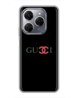 Чехол для TECNO Spark 20 Pro с картинкой «Gucci — красный градиент» Чехол для TECNO Spark 20 Pro с картинкой «Gucci — красный градиент»