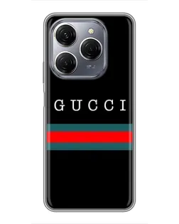 Чехол для TECNO Spark 20 Pro с картинкой «Gucci — красный пояс» Чехол для TECNO Spark 20 Pro с картинкой «Gucci — красный пояс»