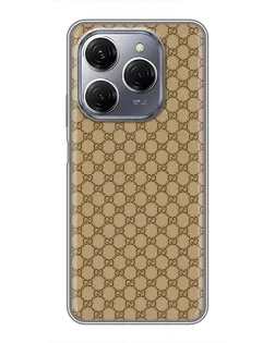 Чехол для TECNO Spark 20 Pro с картинкой «Gucci — классический беж» Чехол для TECNO Spark 20 Pro с картинкой «Gucci — классический беж»