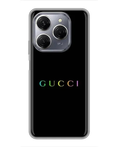 Чехол для TECNO Spark 20 Pro с картинкой «Gucci — неоновый минимализм» Чехол для TECNO Spark 20 Pro с картинкой «Gucci — неоновый минимализм»