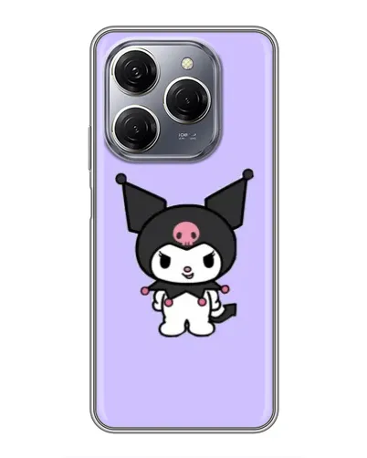 Чехол для TECNO Spark 20 Pro с картинкой «Kuromi — нежный фиолетовый» Чехол для TECNO Spark 20 Pro с картинкой «Kuromi — нежный фиолетовый»