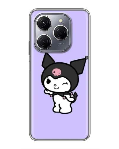 Чехол для TECNO Spark 20 Pro с картинкой «Классическая Kuromi» Чехол для TECNO Spark 20 Pro с картинкой «Классическая Kuromi»