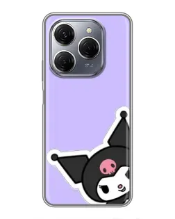 Чехол для TECNO Spark 20 Pro с картинкой «Забавная Kuromi» Чехол для TECNO Spark 20 Pro с картинкой «Забавная Kuromi»