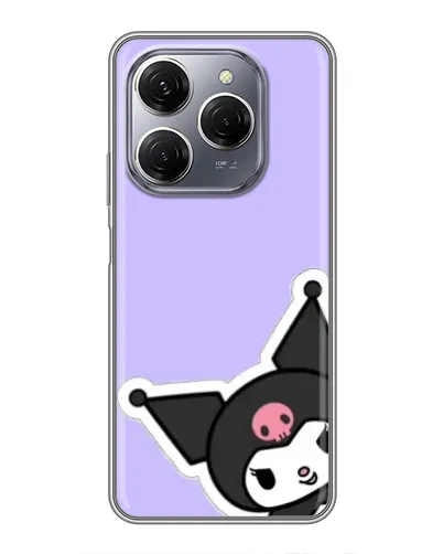 Чехол для TECNO Spark 20 Pro с картинкой «Забавная Kuromi» Чехол для TECNO Spark 20 Pro с картинкой «Забавная Kuromi»