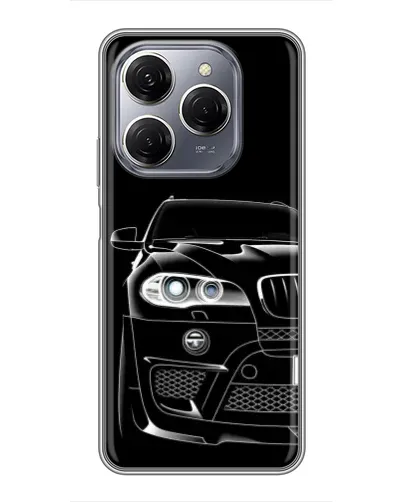 Чехол для TECNO Spark 20 Pro с картинкой «Темный силуэт BMW» Чехол для TECNO Spark 20 Pro с картинкой «Темный силуэт BMW»
