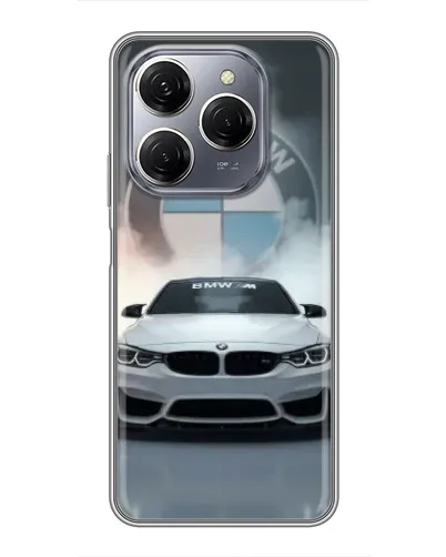 Чехол для TECNO Spark 20 Pro с картинкой «BMW в белом дыму» Чехол для TECNO Spark 20 Pro с картинкой «BMW в белом дыму»