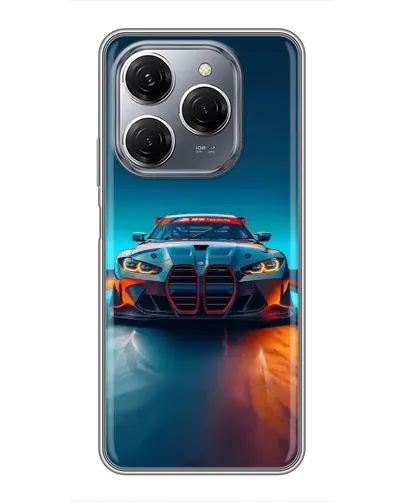 Чехол для TECNO Spark 20 Pro с картинкой «BMW — огни неона» Чехол для TECNO Spark 20 Pro с картинкой «BMW — огни неона»