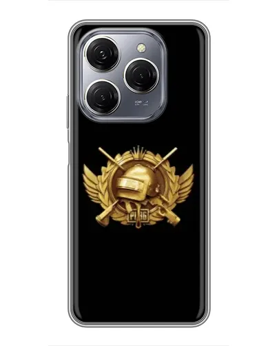 Чехол для TECNO Spark 20 Pro с картинкой «PUBG — оранжевый градиент» Чехол для TECNO Spark 20 Pro с картинкой «PUBG — оранжевый градиент»