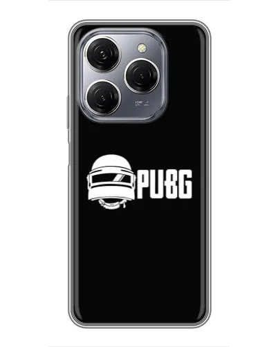 Чехол для TECNO Spark 20 Pro с картинкой «PUBG — классический лого» Чехол для TECNO Spark 20 Pro с картинкой «PUBG — классический лого»