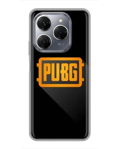 Чехол для TECNO Spark 20 Pro с картинкой «PUBG — рамка лого» Чехол для TECNO Spark 20 Pro с картинкой «PUBG — рамка лого»