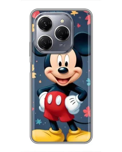 Чехол для TECNO Spark 20 Pro с картинкой «Осенний Mickey Mouse»