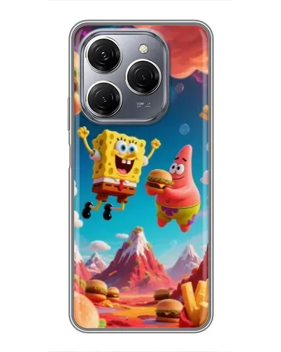 Чехол для TECNO Spark 20 Pro с картинкой «Космический фастфуд» Чехол для TECNO Spark 20 Pro с картинкой «Космический фастфуд»