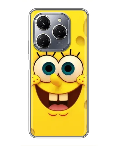 Чехол для TECNO Spark 20 Pro с картинкой «Губка Боб улыбка» Чехол для TECNO Spark 20 Pro с картинкой «Губка Боб улыбка»