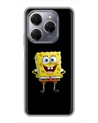 Чехол для TECNO Spark 20 Pro с картинкой «Классический Губка Боб» Чехол для TECNO Spark 20 Pro с картинкой «Классический Губка Боб»
