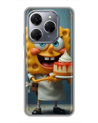 Чехол для TECNO Spark 20 Pro с картинкой «Повар Спанч Боб» Чехол для TECNO Spark 20 Pro с картинкой «Повар Спанч Боб»