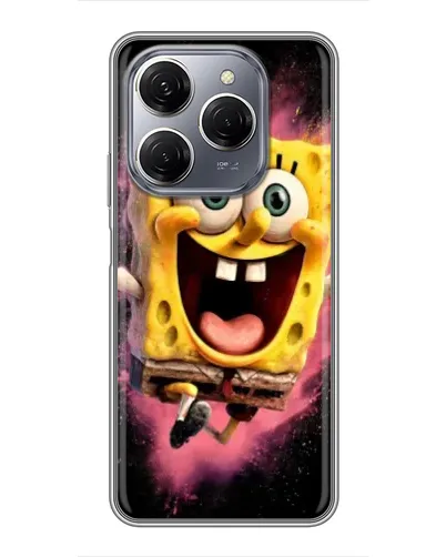 Чехол для TECNO Spark 20 Pro с картинкой «Взрывной Спанч Боб» Чехол для TECNO Spark 20 Pro с картинкой «Взрывной Спанч Боб»