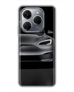 Чехол для TECNO Spark 20 Pro с картинкой «Tesla Model S Look» Чехол для TECNO Spark 20 Pro с картинкой «Tesla Model S Look»