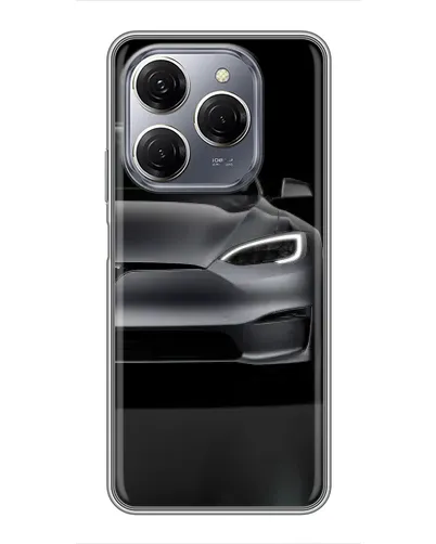 Чехол для TECNO Spark 20 Pro с картинкой «Tesla Model S Look» Чехол для TECNO Spark 20 Pro с картинкой «Tesla Model S Look»