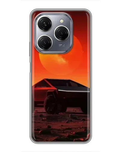 Чехол для TECNO Spark 20 Pro с картинкой «Cybertruck на Марсе» Чехол для TECNO Spark 20 Pro с картинкой «Cybertruck на Марсе»