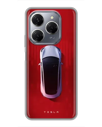 Чехол для TECNO Spark 20 Pro с картинкой «Tesla Top View» Чехол для TECNO Spark 20 Pro с картинкой «Tesla Top View»
