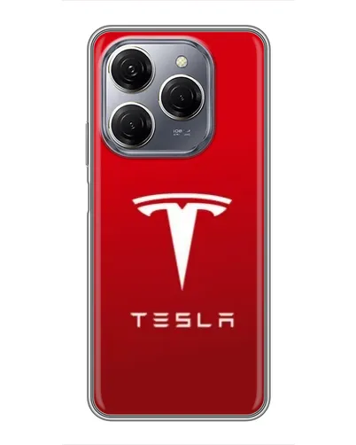 Чехол для TECNO Spark 20 Pro с картинкой «Tesla Red Classic» Чехол для TECNO Spark 20 Pro с картинкой «Tesla Red Classic»