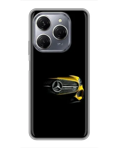 Чехол для TECNO Spark 20 Pro с картинкой «Mercedes — ретро стиль»