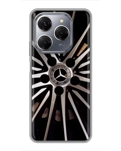 Чехол для TECNO Spark 20 Pro с картинкой «Диск Mercedes»