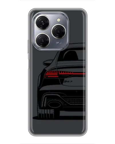 Чехол для TECNO Spark 20 Pro с картинкой «Задняя часть Audi — арт»