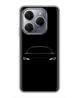 Чехол для TECNO Spark 20 Pro с картинкой «Взгляд Audi в темноте» Чехол для TECNO Spark 20 Pro с картинкой «Взгляд Audi в темноте»
