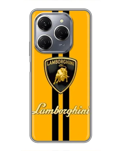 Чехол для TECNO Spark 20 Pro с картинкой «Lamborghini Stripe желтый» Чехол для TECNO Spark 20 Pro с картинкой «Lamborghini Stripe желтый»