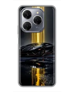 Чохол для TECNO Spark 20 Pro з картинкою «Нічний Lamborghini драйв» Чохол для TECNO Spark 20 Pro з картинкою «Нічний Lamborghini драйв»