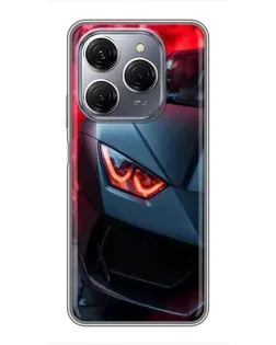 Чохол для TECNO Spark 20 Pro з картинкою «Lamborghini червоне сяйво» Чохол для TECNO Spark 20 Pro з картинкою «Lamborghini червоне сяйво»