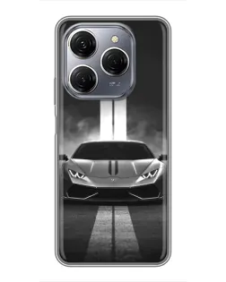 Чохол для TECNO Spark 20 Pro з картинкою «Lamborghini симетрія доріг» Чохол для TECNO Spark 20 Pro з картинкою «Lamborghini симетрія доріг»