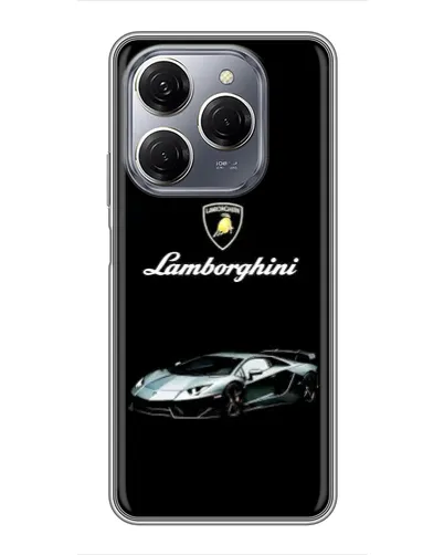Чехол для TECNO Spark 20 Pro с картинкой «Логотип Lamborghini классика» Чехол для TECNO Spark 20 Pro с картинкой «Логотип Lamborghini классика»