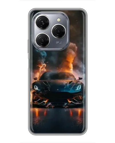 Чехол для TECNO Spark 20 Pro с картинкой «Lamborghini дымная эстетика» Чехол для TECNO Spark 20 Pro с картинкой «Lamborghini дымная эстетика»