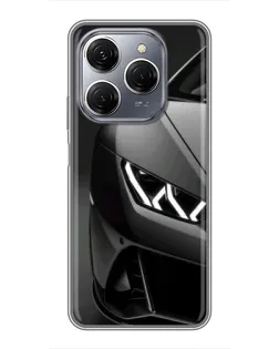 Чохол для TECNO Spark 20 Pro з картинкою «Lamborghini фари деталізація» Чохол для TECNO Spark 20 Pro з картинкою «Lamborghini фари деталізація»
