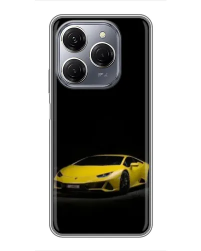 Чехол для TECNO Spark 20 Pro с картинкой «Lamborghini желтый акцент» Чехол для TECNO Spark 20 Pro с картинкой «Lamborghini желтый акцент»