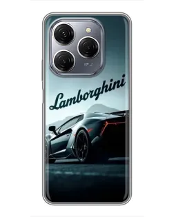 Чохол для TECNO Spark 20 Pro з картинкою «Класичний Lamborghini надпис» Чохол для TECNO Spark 20 Pro з картинкою «Класичний Lamborghini надпис»